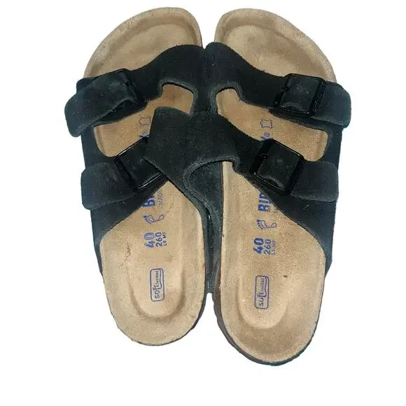 Birkenstock Arizona Soft Footbed Women’s 9-9.5 Men’s 7-7.5 Great Condition - Picture 2 of 6